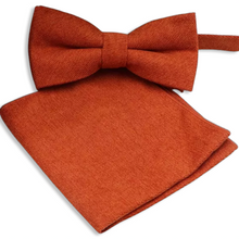 Load image into Gallery viewer, BOW TIE SET - SUEDE